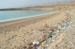 טרסת פסולת בשפך נחל קדרון צילום: Charles Everhardt